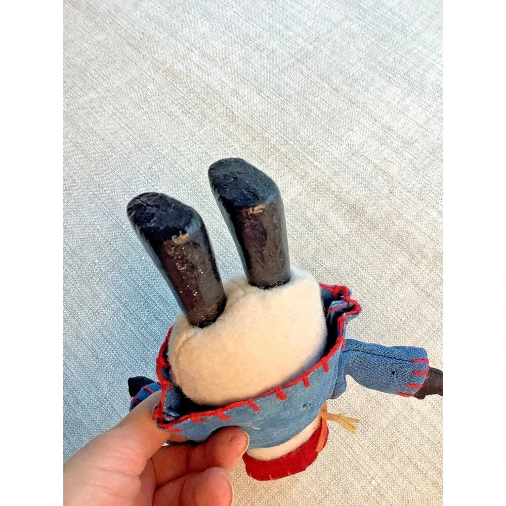 Standing Snowman Folk Art Rustic Christmas Vintage Decor Cute 8 1/2